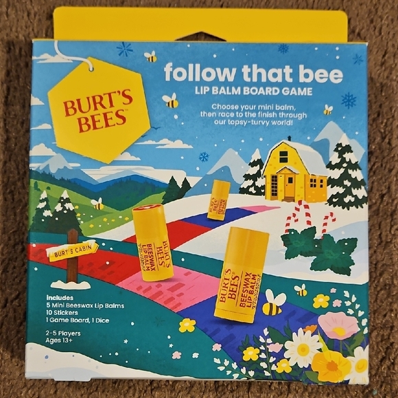 Burt's Bees Other - Burt's Bees Follow That Bee Lip Balm Board Game